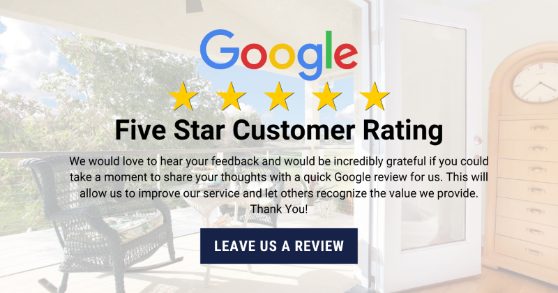 google five star customer rating