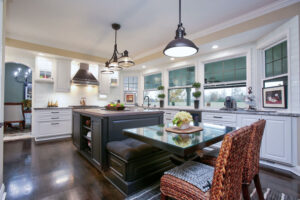 Modern white kitchen design